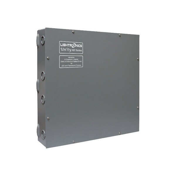 Lightronics Wall Mount Ballast Driver, 6 Channel, 2400W, Switched Hot